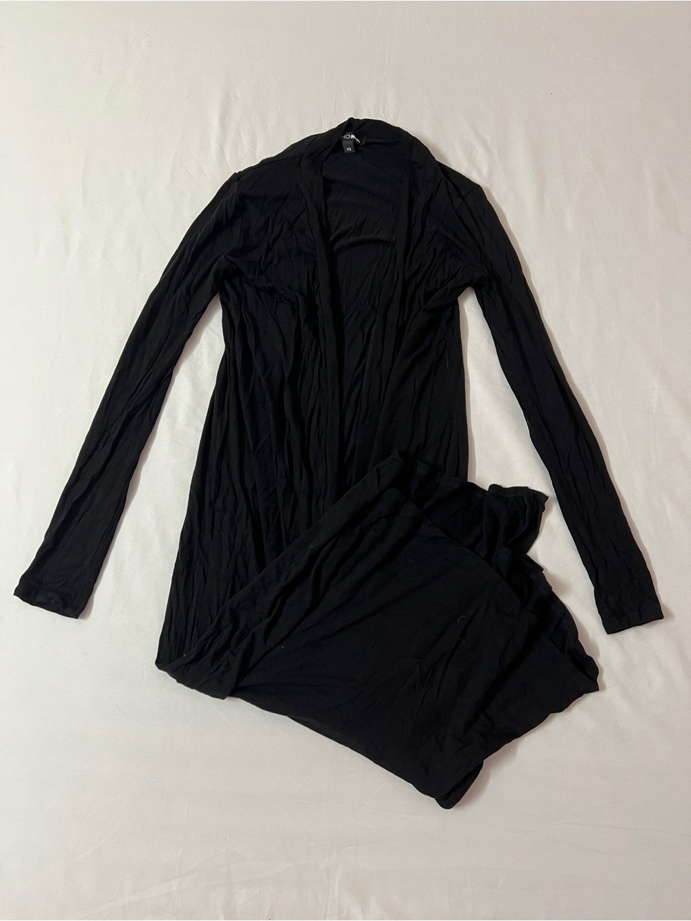 FN Fashion Nova Black Long Cardigan